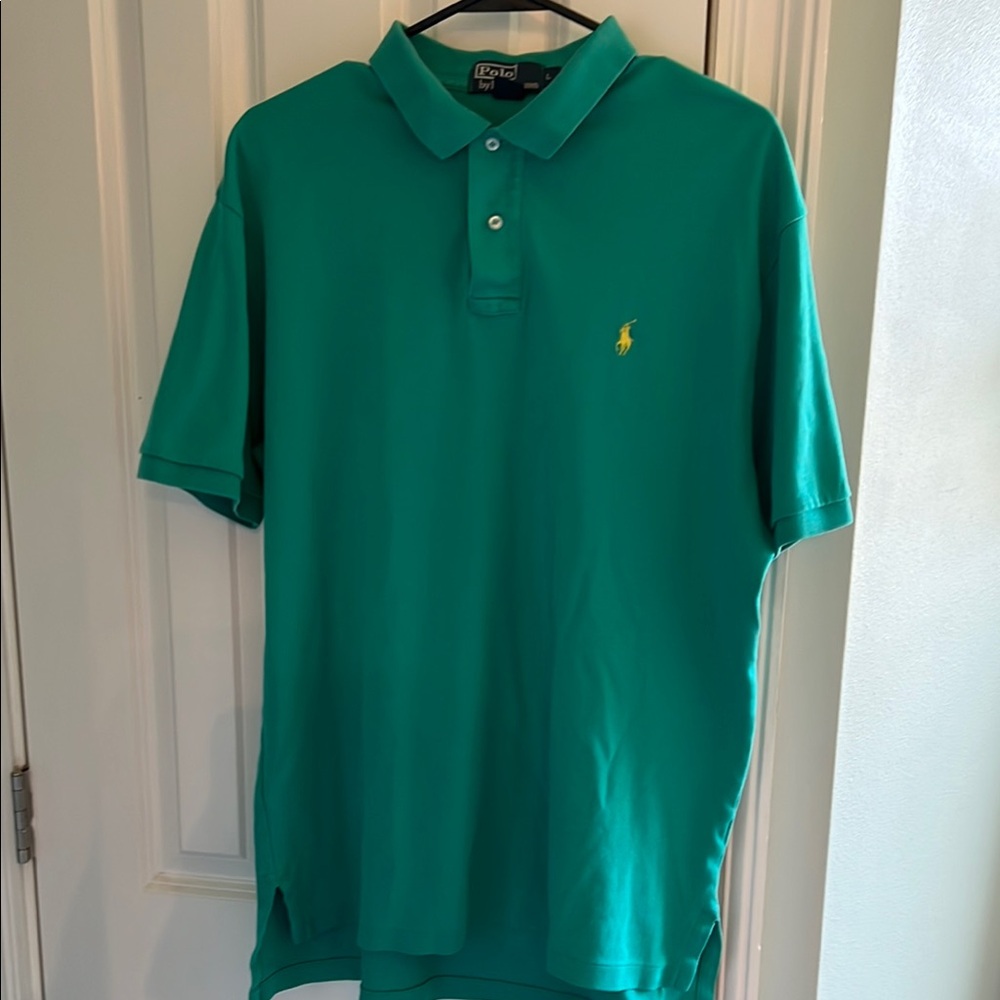Polo by Ralph Lauren Men's Green Polo Shirt